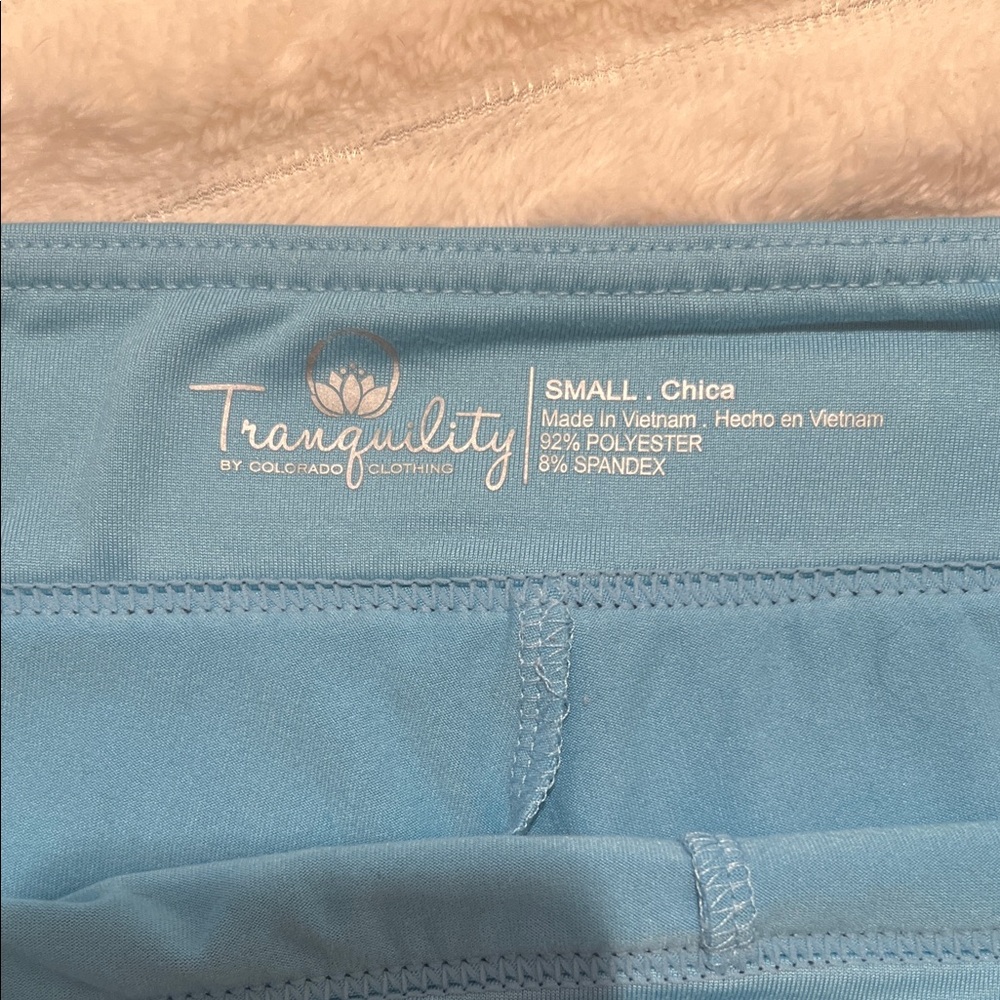 Tranquility by Colorado Clothing Floral Blue Mini Skirt - Picture 2 of 2